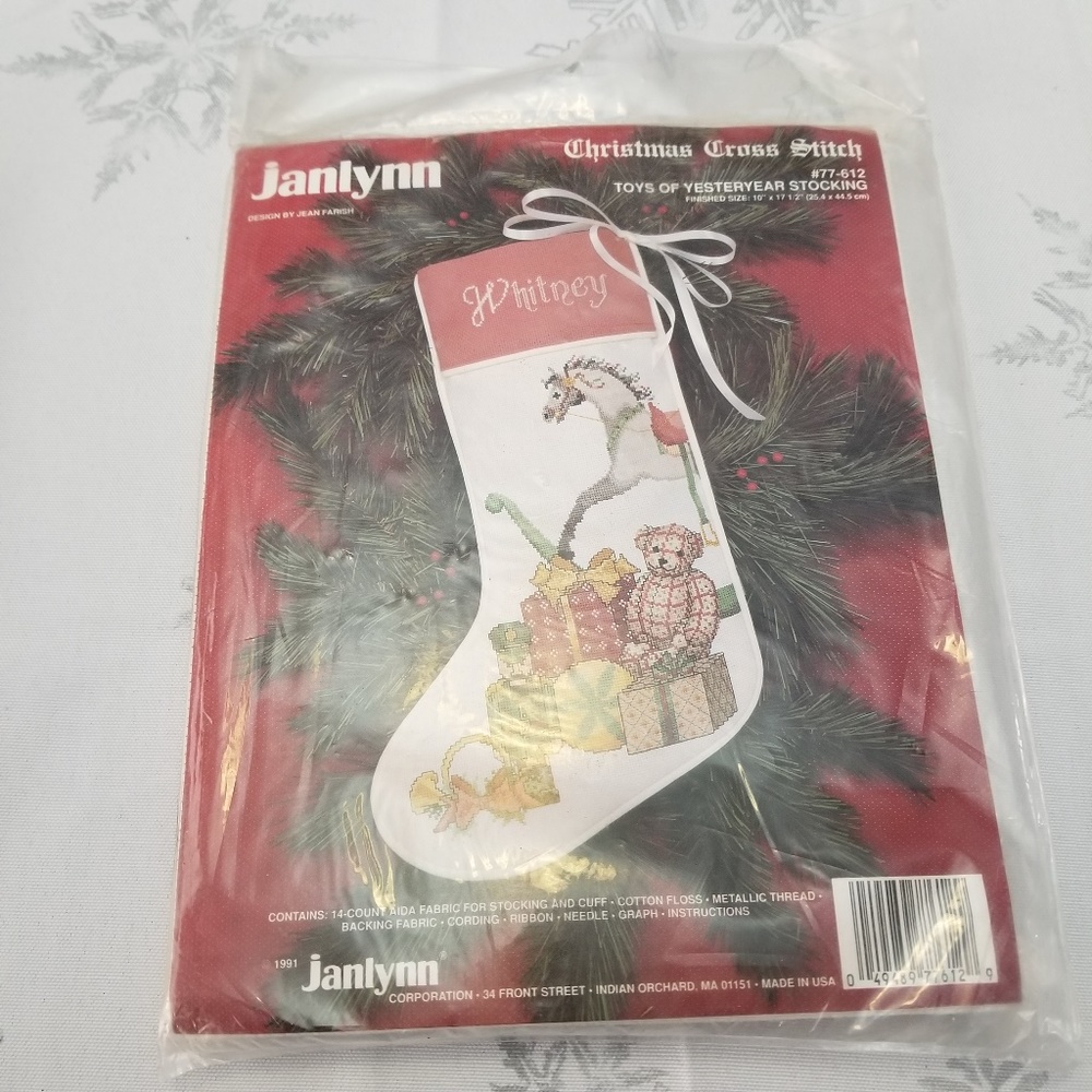 Janlynn Christmas Cross Stitch Kit.